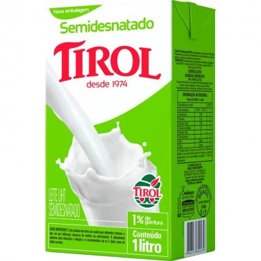 LEITE LV TIROL SEMI DESNATADO 1L