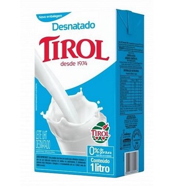 LEITE LV TIROL DESNATADO 1L