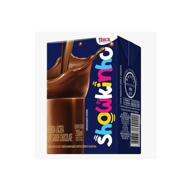 BEBIDA LACTEA SHOWKINHO CHOCOLATE 200ML