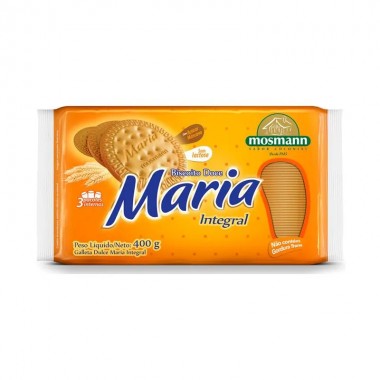 BISCOITO MOSMANN MARIA INTEGRAL 400GR