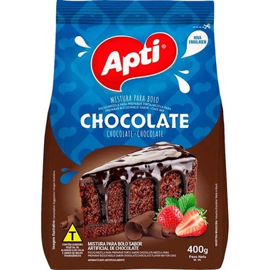 MISTURA BOLO APTI CHOCOLATE PCT 400GR