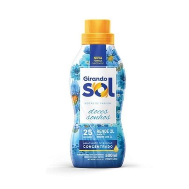 AMACIANTE GIRANDO SOL AZUL CONC 500ML
