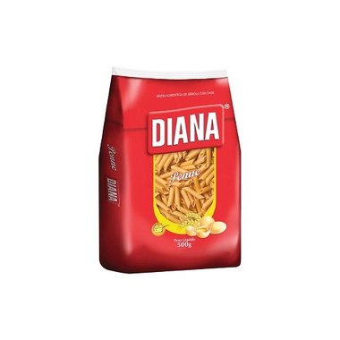 MASSA DIANA C/OVOS PENNE 500GR
