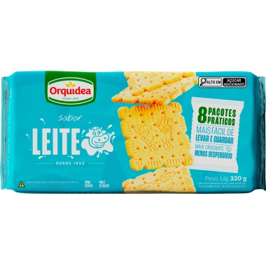 BISCOITO ORQUIDEA LEITE 320GR