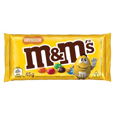 CHOCOLATE M&MS AMENDOIM 45GR