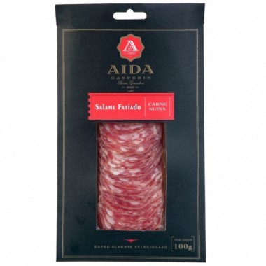 SALAME AIDA ITALIANO FATIADO 100G