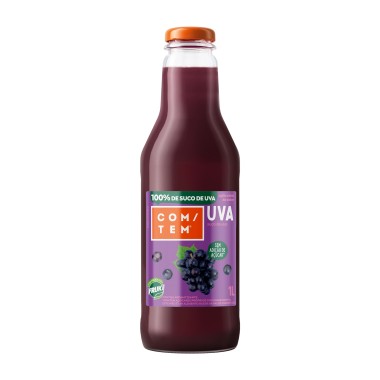 SUCO INTEGRAL COM/TEM UVA 1LT