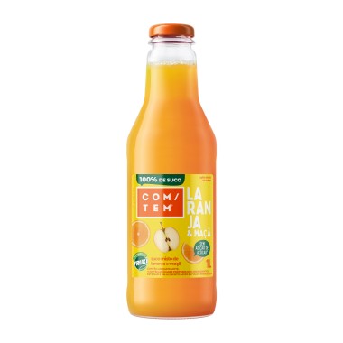 SUCO INTEGRAL COM/TEM LARANJA 1L