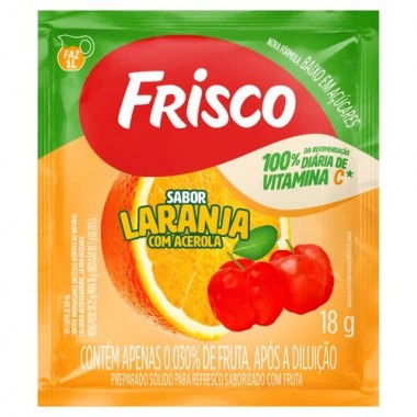 REFRESCO FRISCO LARANJAACEROLA 18GR