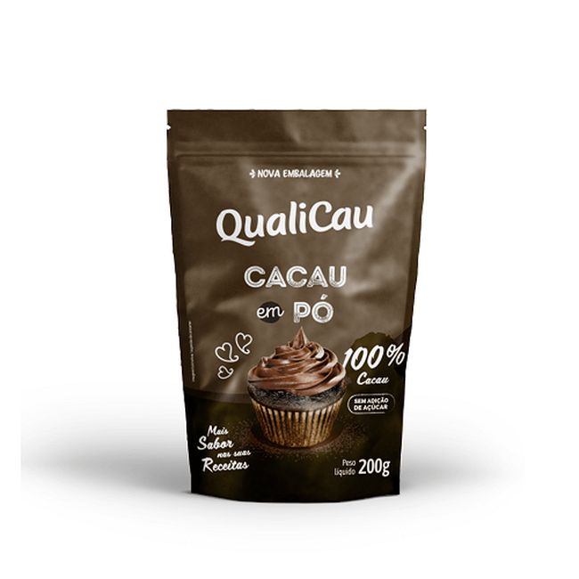 CACAU PO QUALICAU ALCALINO 200GR