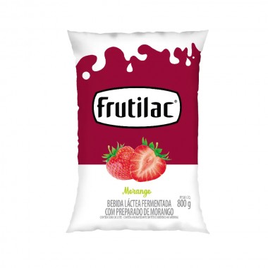 BEBIDA LACTEA FRUTILAC MORANGO SC 800G