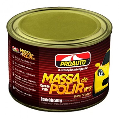 MASSA DE POLIR PROAUTO N 2 500GR