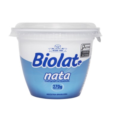 CREME DE LEITE NATA BIOLAT 270G