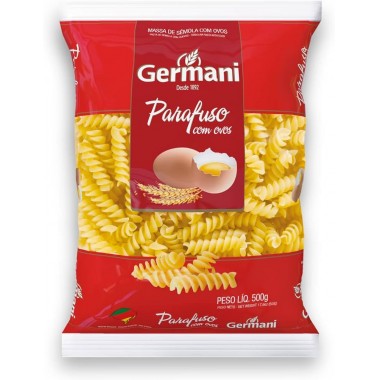 MASSA GERMANI C/OVOS PARAFUSO 500GR
