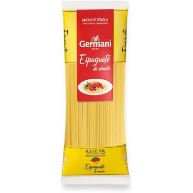 MASSA GERMANI S/OVOS ESPAGHETE 500GR