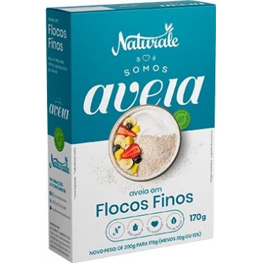 AVEIA NATURALE FLOCOS FINOS 170G