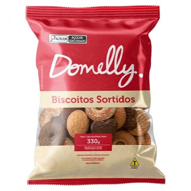 BISCOITO DOMELLY SORTIDOS 330GR