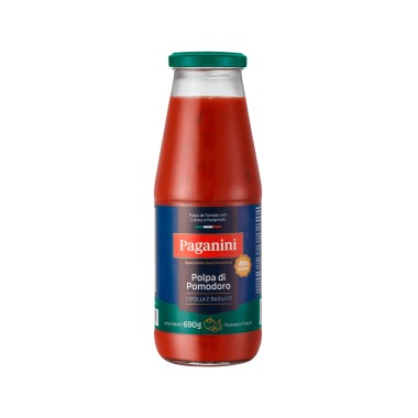 POLPA DE TOMATE PAGANINI MANJERICAO 690G