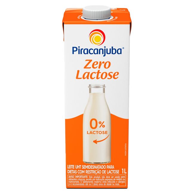 LEITE LV PIRACANJUBA ZERO LACTOSE 1L