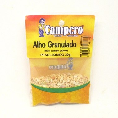 TEMPERO CAMPERO ALHO GRANULADO 20GR