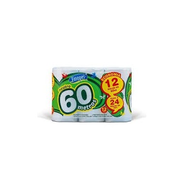 PAPEL HIG FINOPEL F.SIMPLES NEUTR 12X60M