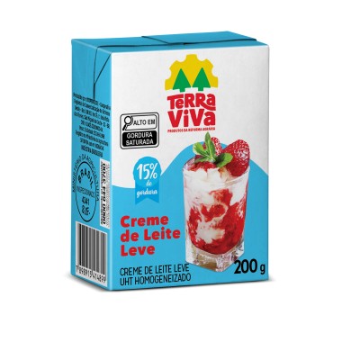 CREME DE LEITE TERRA VIVA 200G