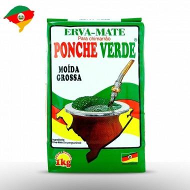 ERVA MATE PONCHE VERDE VACUO 1KG