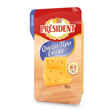 QUEIJO PRESIDENT ESTEPE 160GR