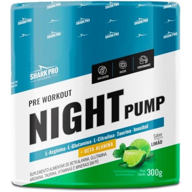 PRE TREINO SHARK PRO NIG PUMP LIMAO 300G